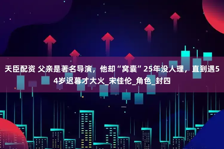 天臣配资 父亲是著名导演，他却“窝囊”25年没人理，直到遇54岁迟暮才大火_宋佳伦_角色_封四